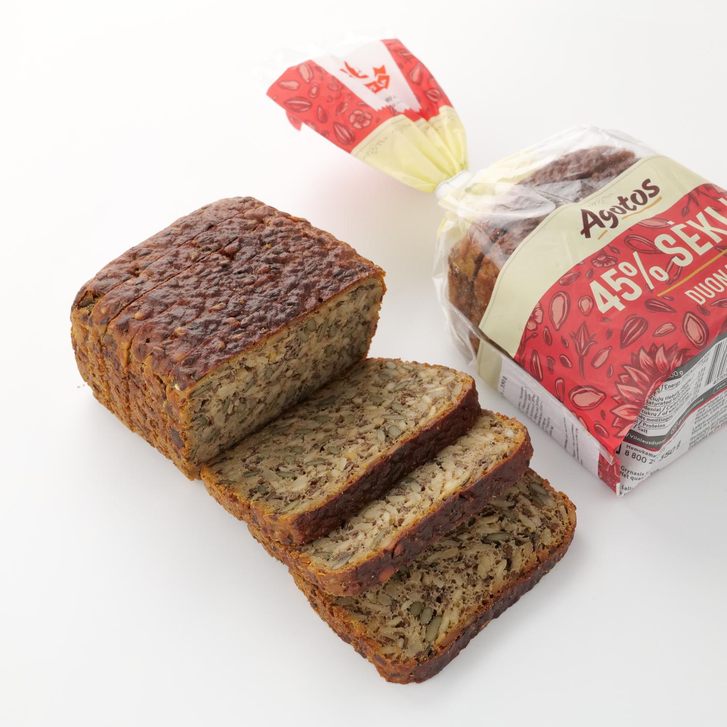 Paine de secara agata cu 0,45 seminte 