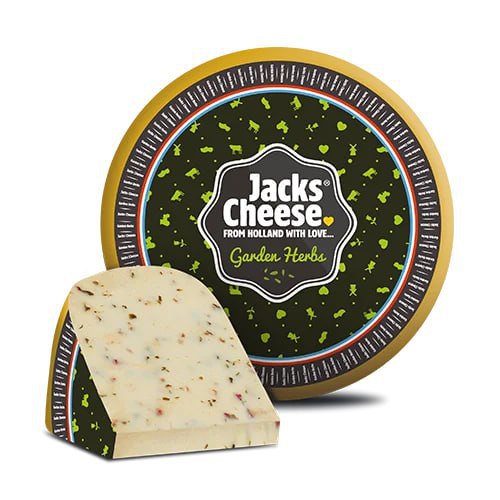 Cașcaval cu ierburi de grădină Jacks Cheese 200GR