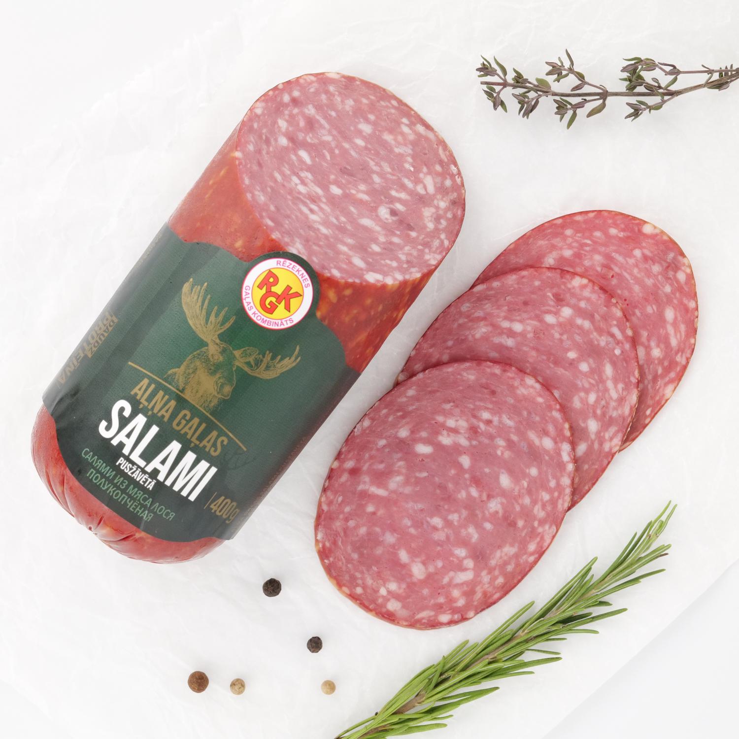 Salami cu carne de elan rk 
