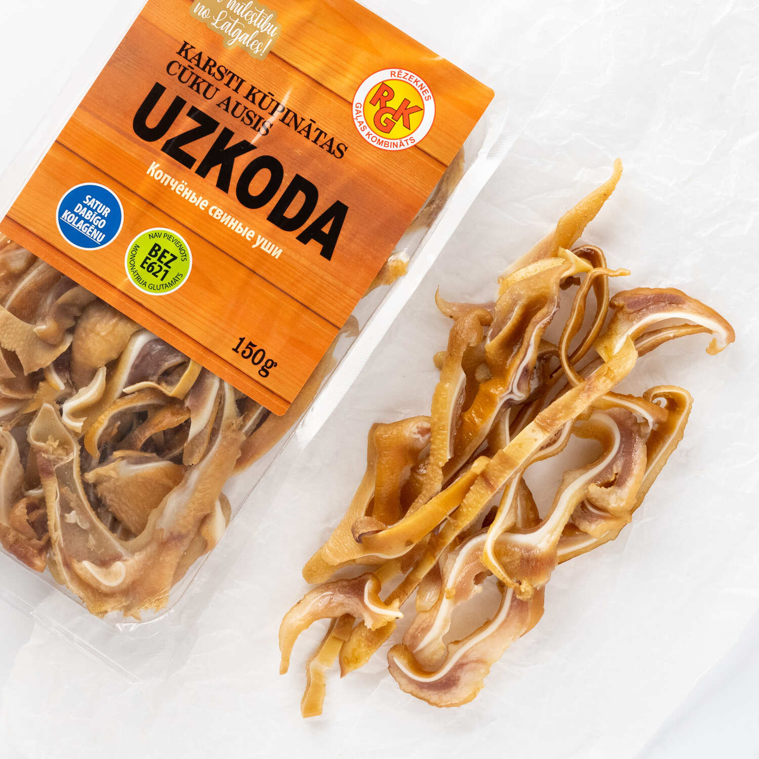 Urechi de porc afumate la cald rgk 