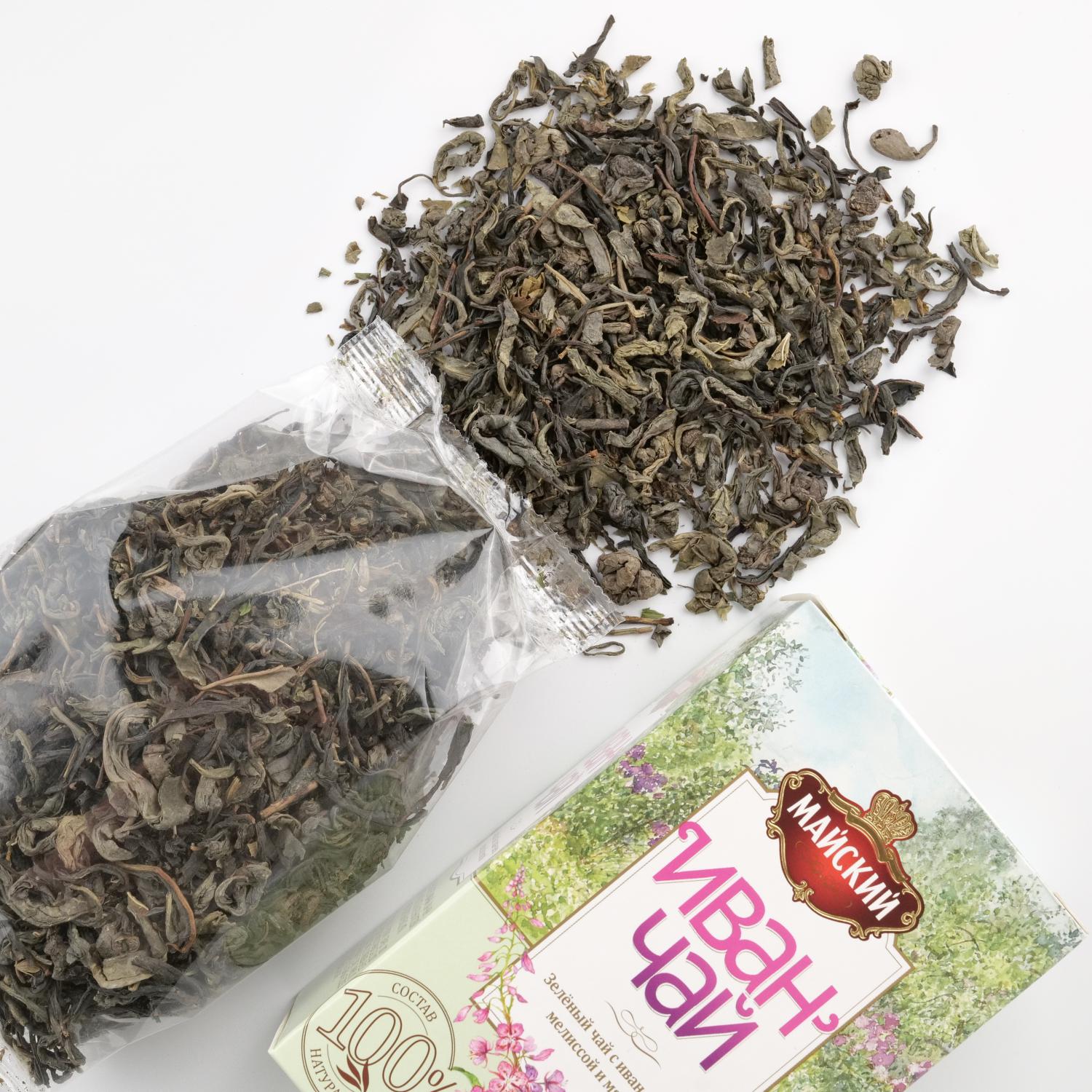Tea Ivan-Tea With Green Tea Lemon Balm And Mint Mayskiy  