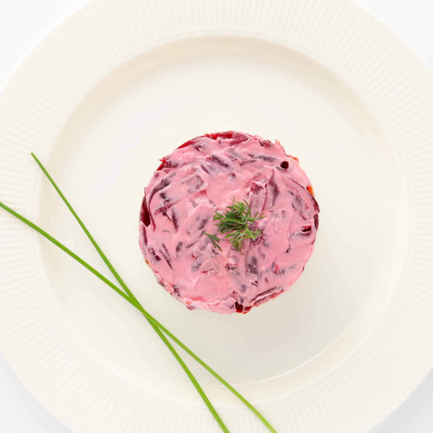 Salata ruseasca suba cu hering 