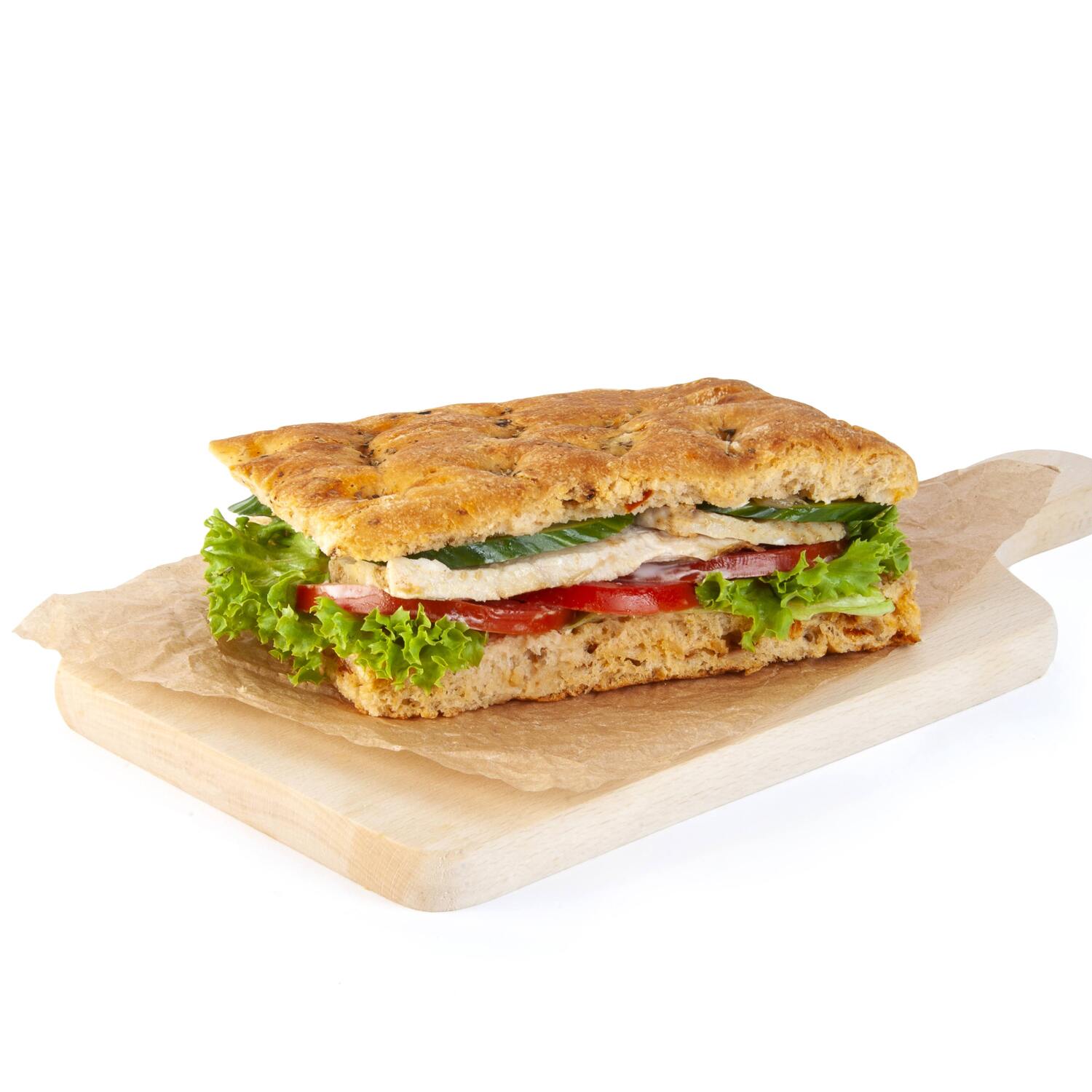 Sandwich focaccia cu curcan 220GR